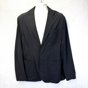 Perry Ellis Nylon Travel Blazer Men XL SLIM FIT Stretch Lightweight Unstructured